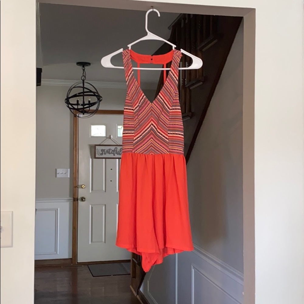 Orange romper